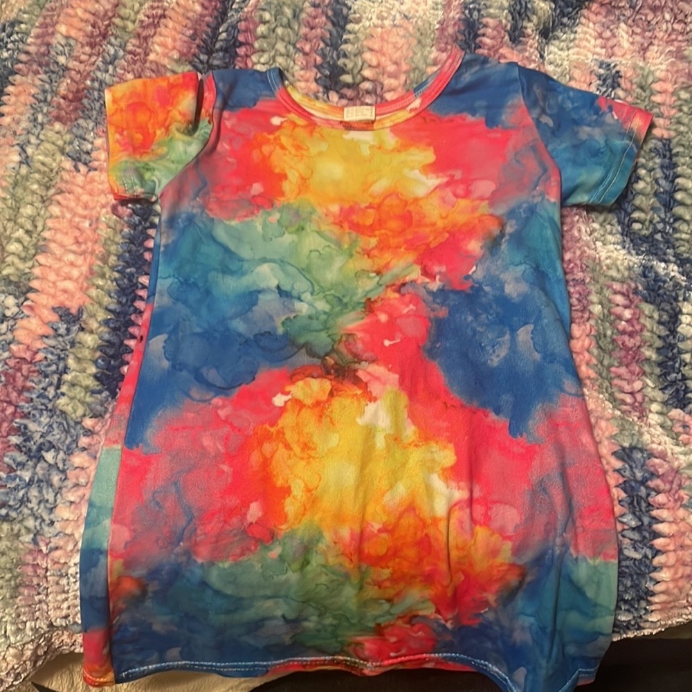 T shirt dress  tie dye